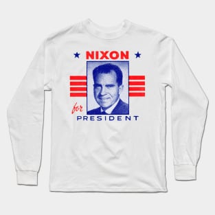 1972 Nixon for President Long Sleeve T-Shirt